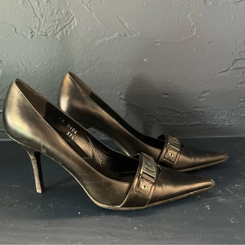 ❤️‍🔥 SOLD ❤️‍🔥 Sexy Dior Pumps ⛓🖤 - Picture 7 of 8